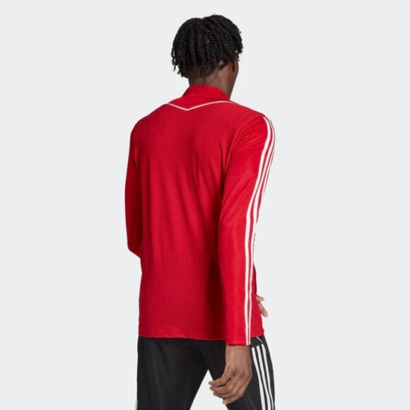 Adidas Climalite Long Sleeve Red Track Jacket Men L with custom CESA logo - Picture 3 of 11